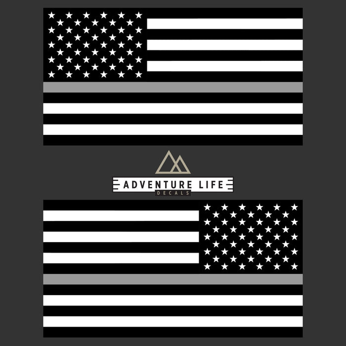 American Flag Sticker 6" x 3" | Set of 2