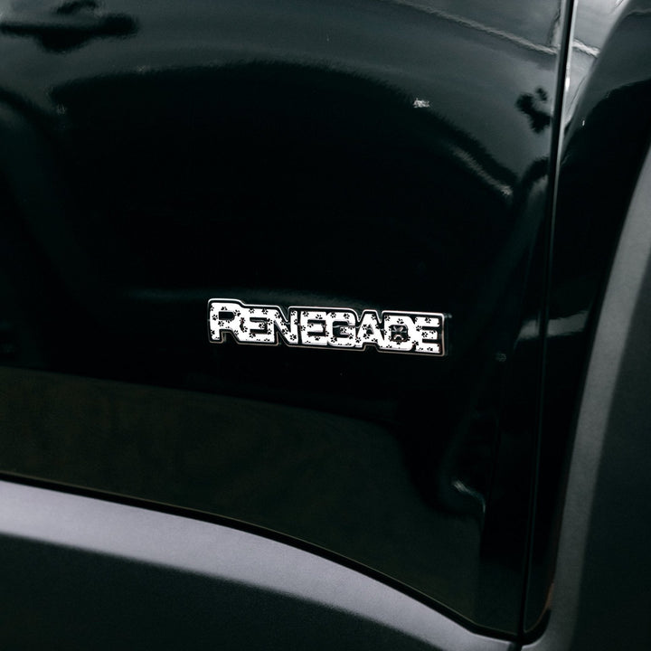 Emblem Decal for Renegade | Topographical Map - fits 2015-2024 Renegade