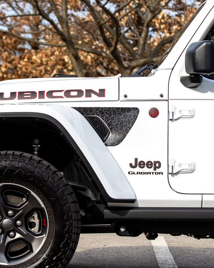 Fender Vent Decal Set | Animal Print - fits Wrangler JL &amp; Gladiator JT