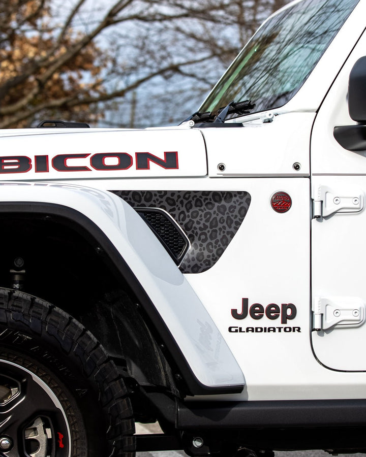 Fender Vent Decal Set | Animal Print - fits Wrangler JL &amp; Gladiator JT
