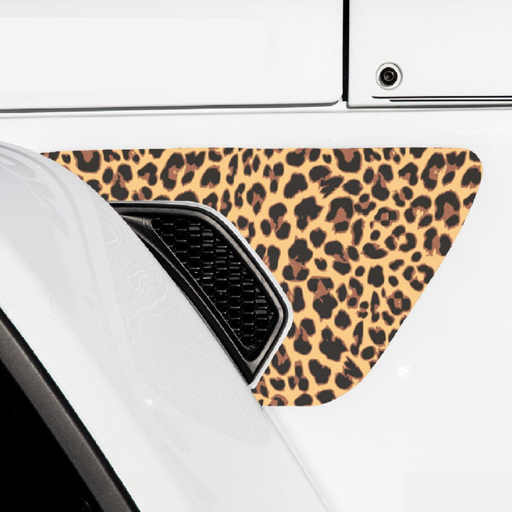 Fender Vent Decal Set | Animal Print - fits Wrangler JL &amp; Gladiator JT