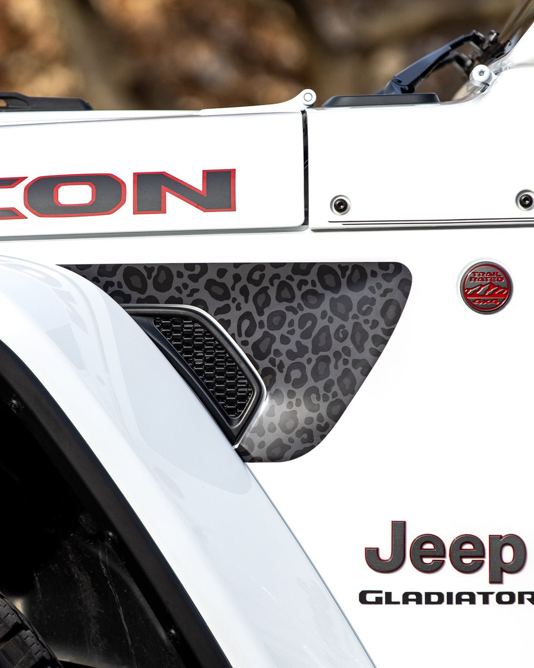 Fender Vent Decal Set | Animal Print - fits Wrangler JL &amp; Gladiator JT