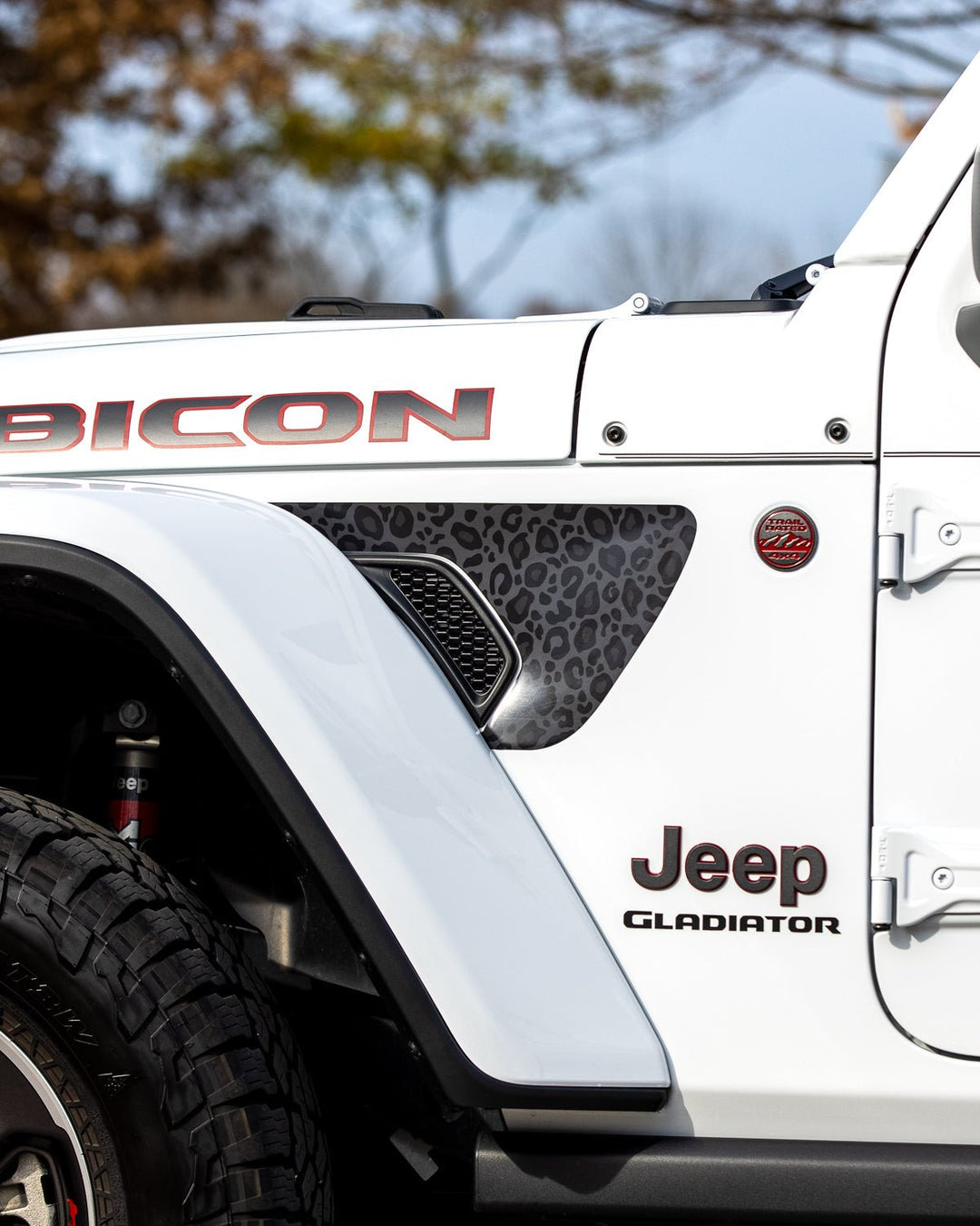 Fender Vent Decal Set | Animal Print - fits Wrangler JL &amp; Gladiator JT