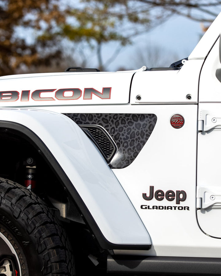 Fender Vent Decal Set | Animal Print - fits Wrangler JL &amp; Gladiator JT