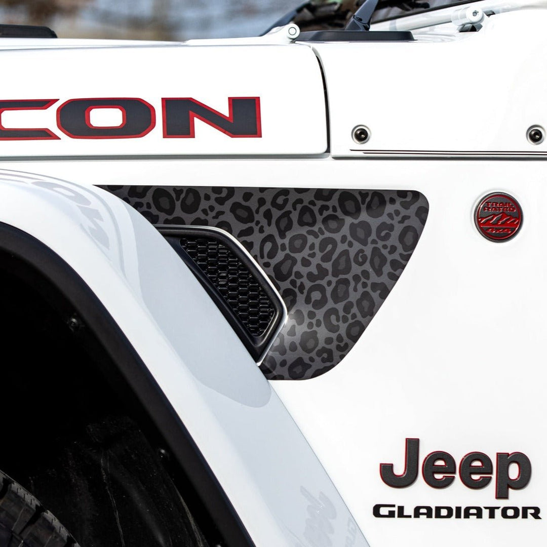 Fender Vent Decal Set | Animal Print - fits Wrangler JL &amp; Gladiator JT
