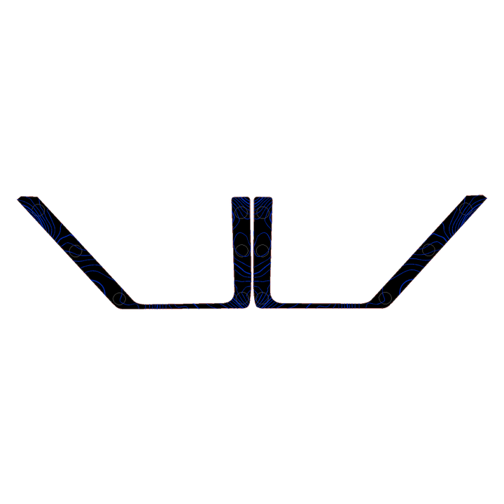 Topo Rear Door Net Trim Overlay Kit (Printed Series) - 2021+ Bronco