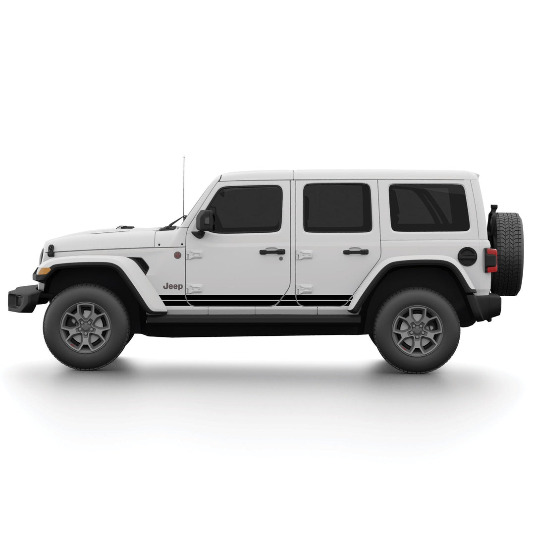 Rocker Double Stripe Kit for Jeep Wrangler JL