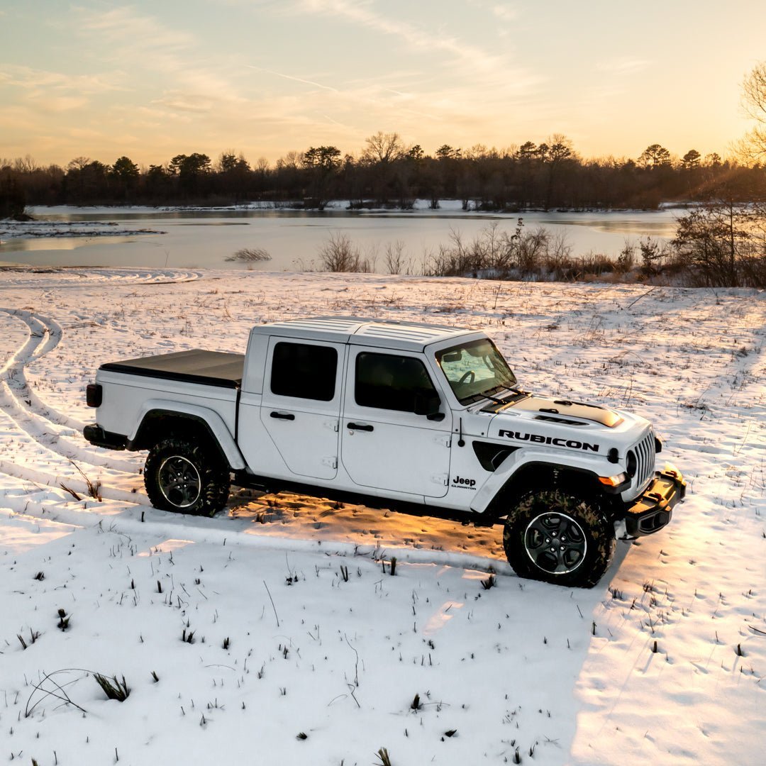 Premium Fender Vent Decal Set | Black Topo - fits Wrangler JL &amp; Gladiator JT