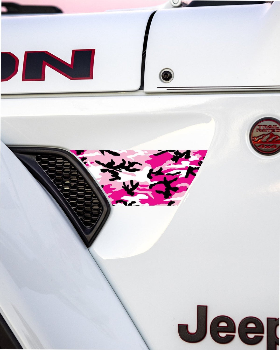 Fender Vent Decal Set | Camo - fits Wrangler JL &amp; Gladiator JT