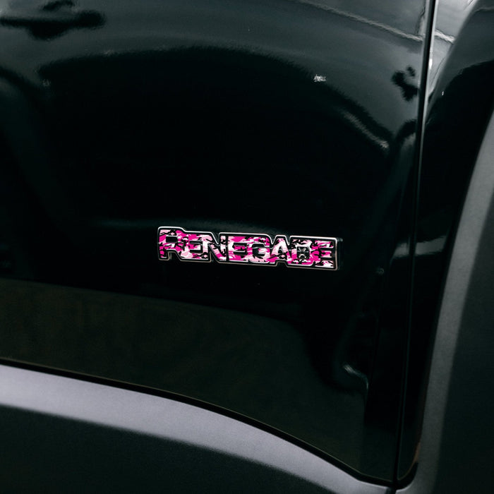 Emblem Decal for Renegade | Camo - fits 2015-2024 Renegade