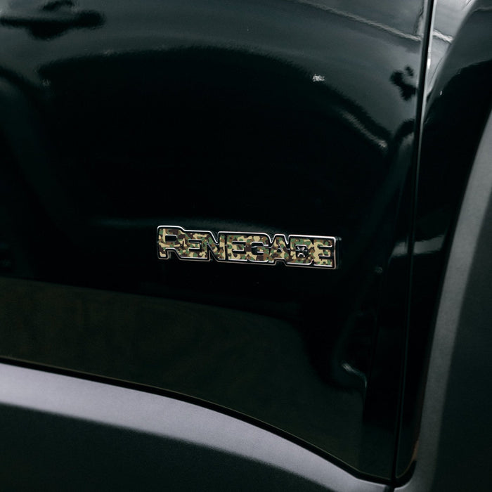 Emblem Decal for Renegade | Camo - fits 2015-2024 Renegade