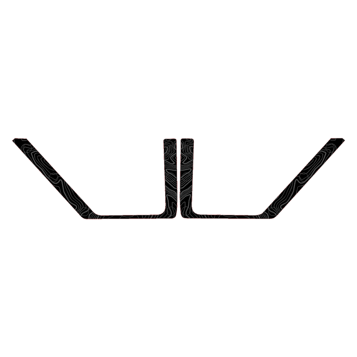 Topo Rear Door Net Trim Overlay Kit (Printed Series) - 2021+ Bronco
