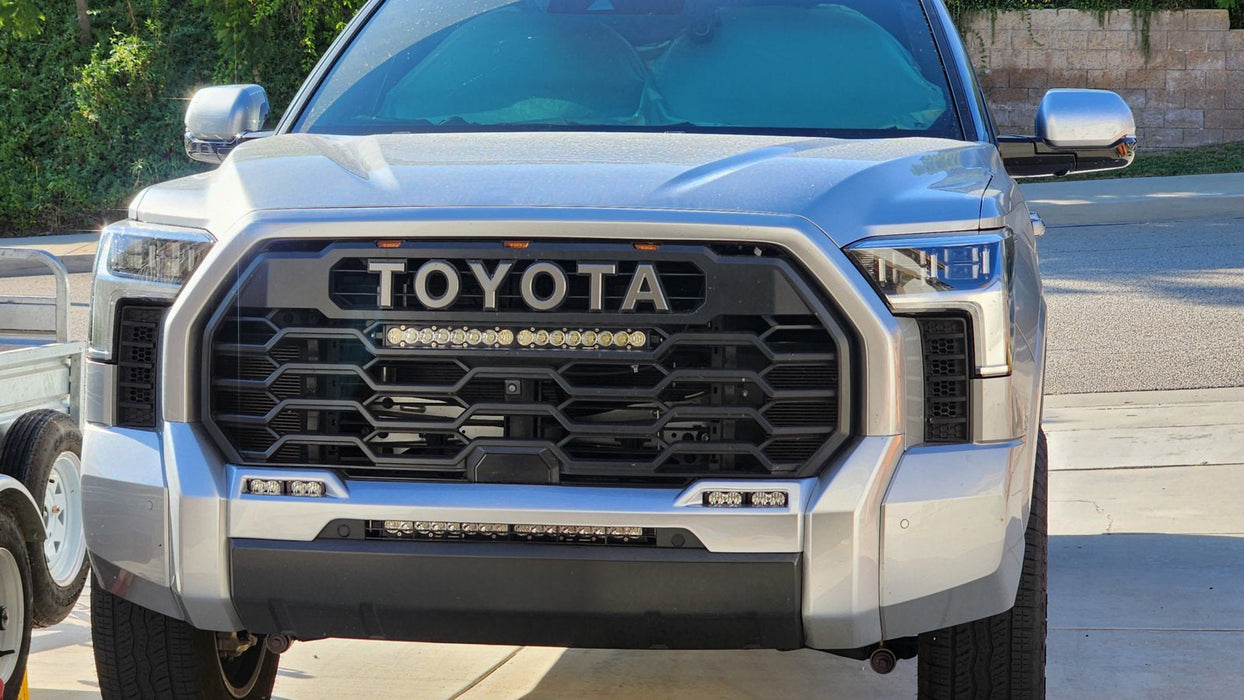 2022+ Toyota Tundra Fog Lamp Bezel - Chrome Delete Overlay