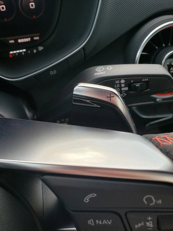 CNC Audi DSG Shifter Paddle Extensions - 17 R8 V10+ RS3 TTRS RS5