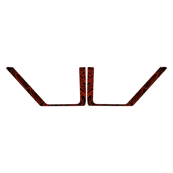 Topo Front Door Net Trim Overlay Kit (Printed Series) - 2021+ Bronco