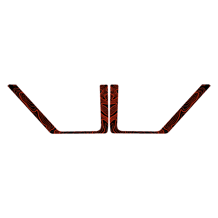 Topo Rear Door Net Trim Overlay Kit (Printed Series) - 2021+ Bronco
