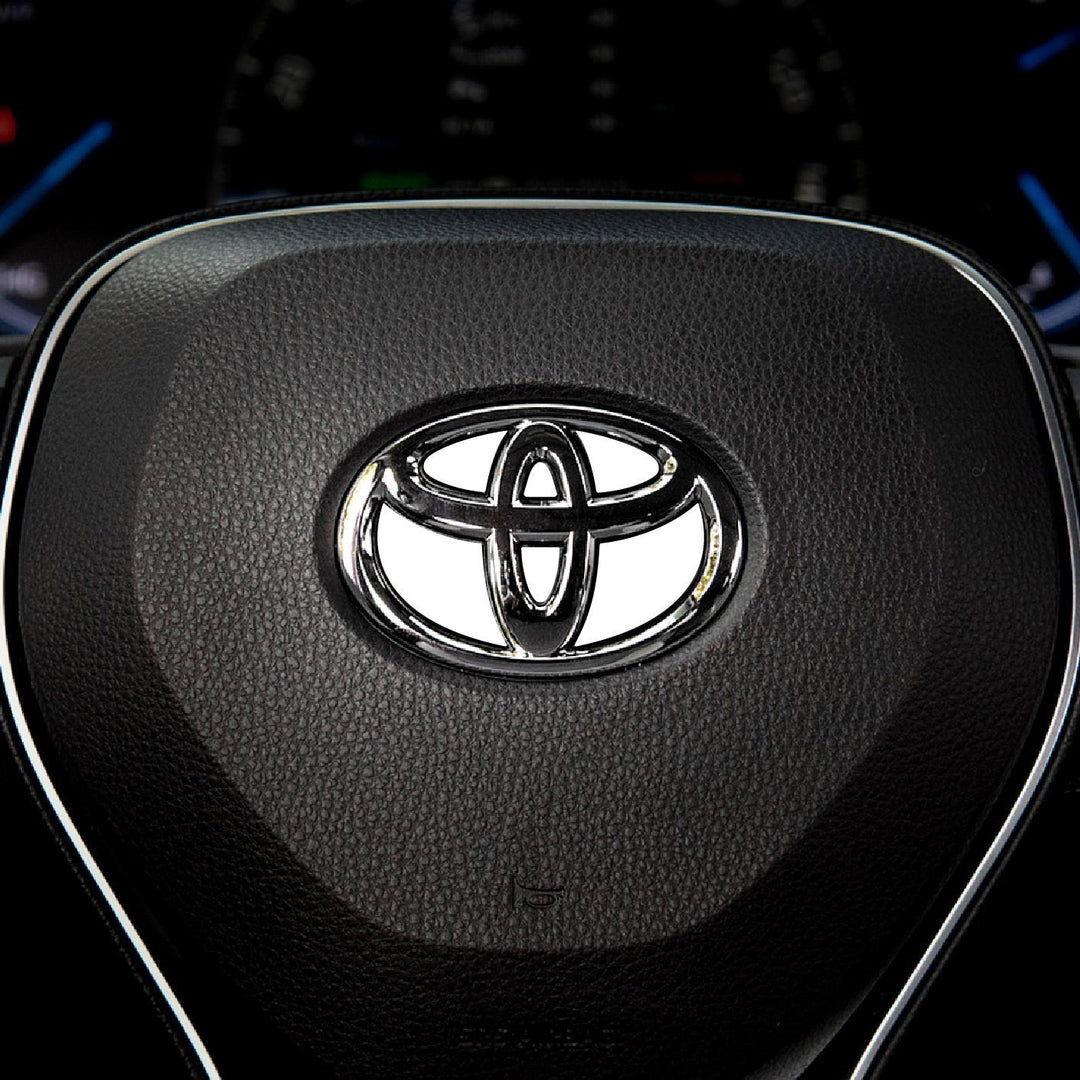 Custom Color Steering Wheel Decal for Toyota Models 2007-2024