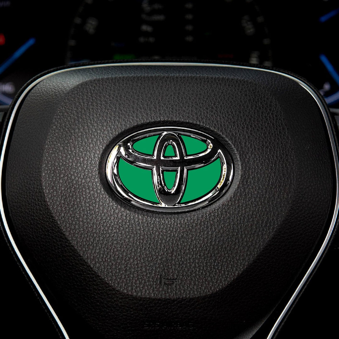 Custom Color Steering Wheel Decal for Toyota Models 2007-2024