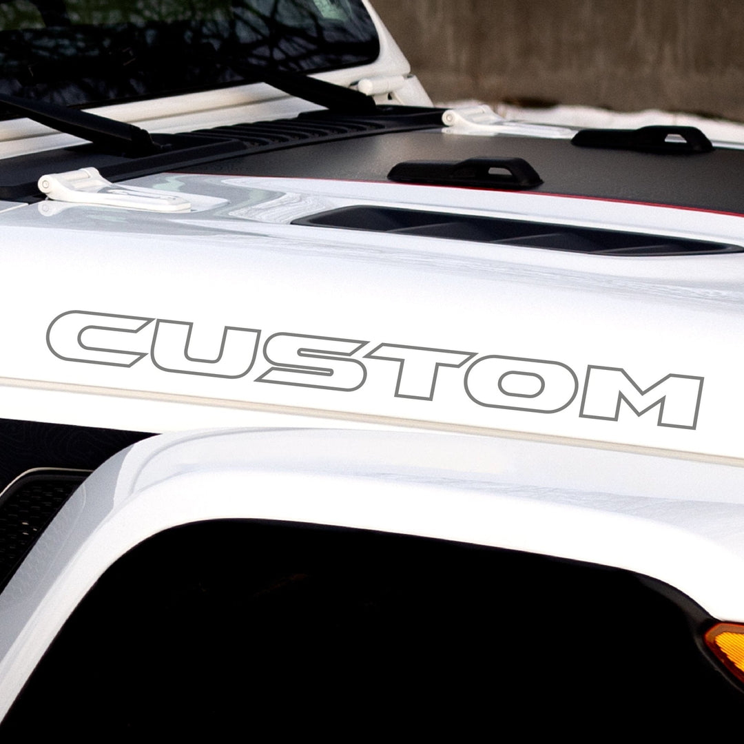 Hood Lettering | Set of 2