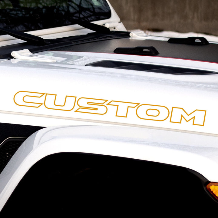 Hood Lettering | Set of 2