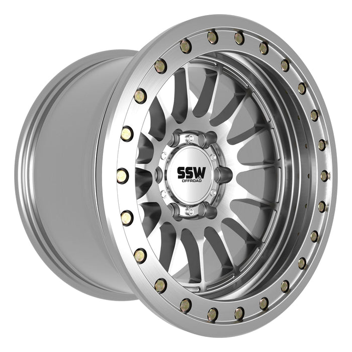 BEADLOCK DAKAR / MACHINED SILVER / 17X9.0 -25
