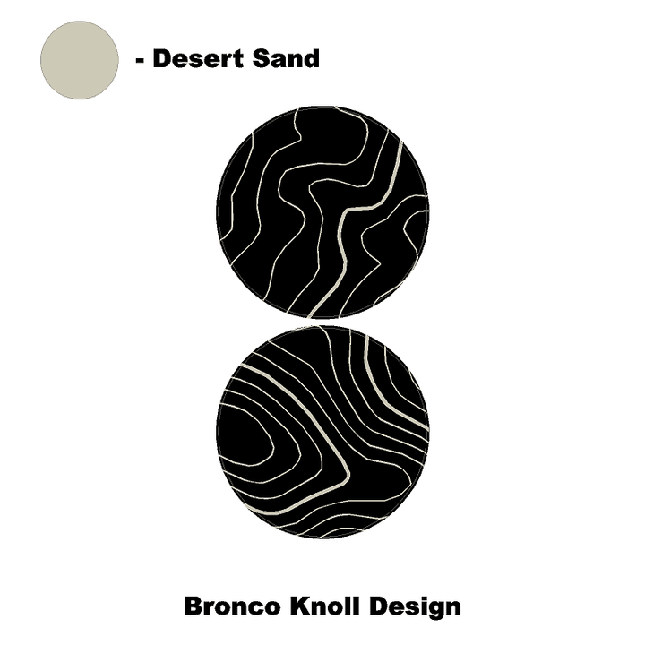 Topo Cup Holder Inserts (Printed Series + Acrylic) - 2021+ Bronco