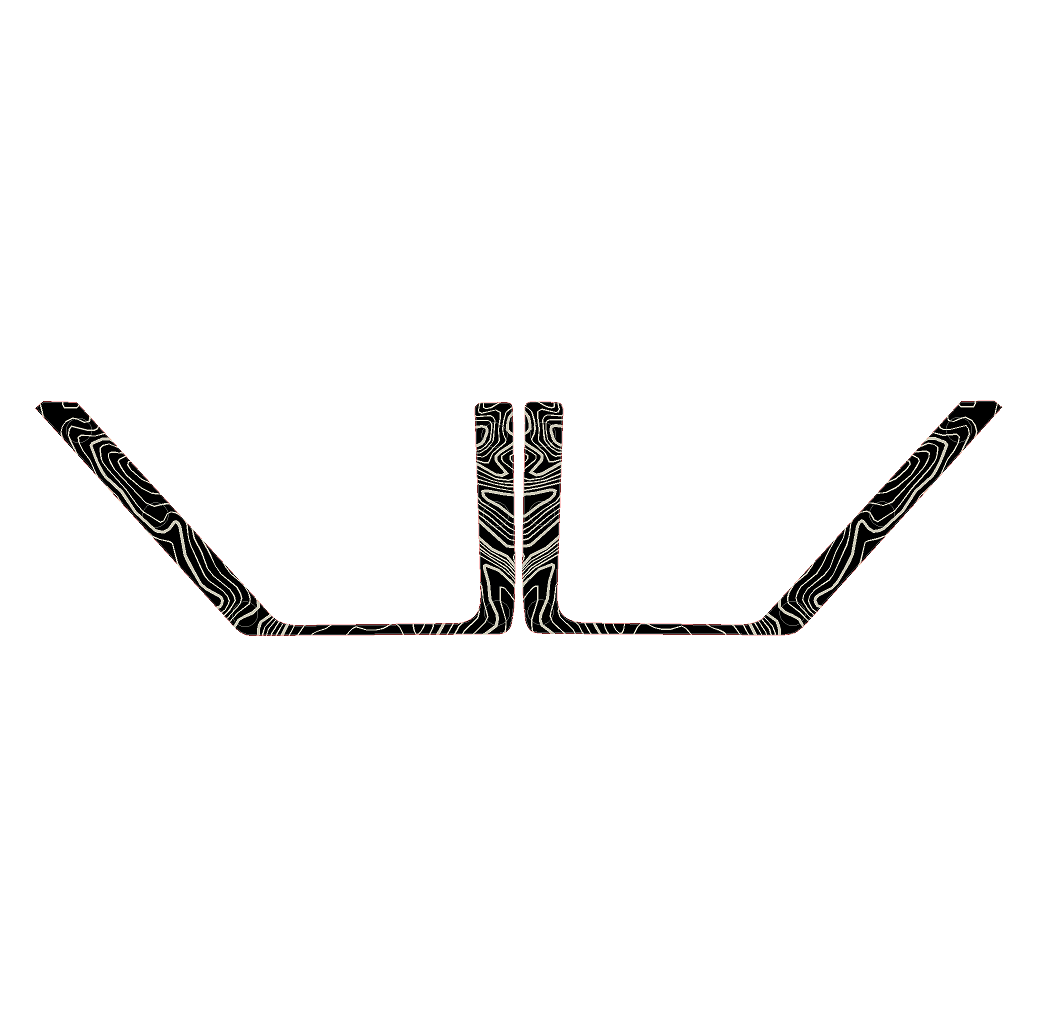 Topo Front Door Net Trim Overlay Kit (Printed Series) - 2021+ Bronco