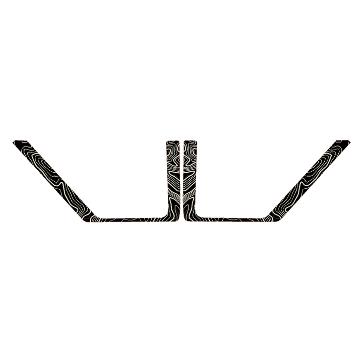 Topo Front Door Net Trim Overlay Kit (Printed Series) - 2021+ Bronco