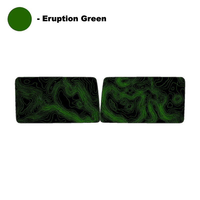 Topographic Map Premium Print Vinyl Rolls (3&