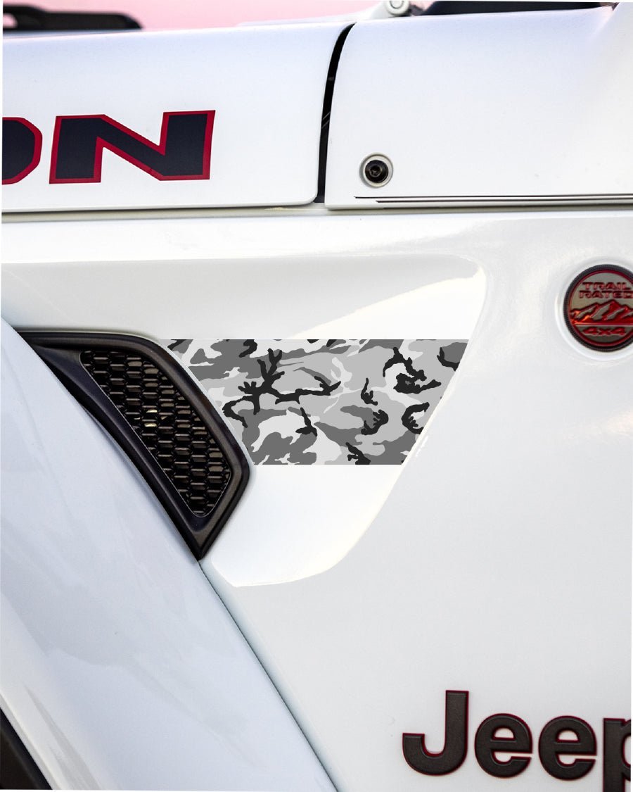 Fender Vent Decal Set | American Flag - fits Wrangler JL &amp; Gladiator JT