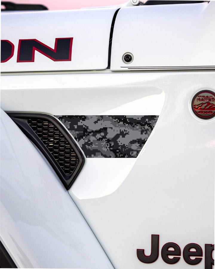 Fender Vent Decal Set | American Flag - fits Wrangler JL &amp; Gladiator JT
