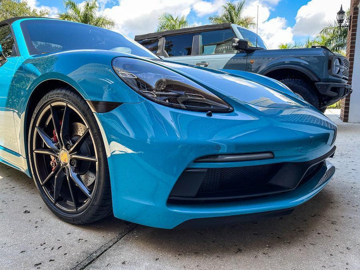 Front Sidemarker Overlays - 12-18 911 (991) / 16-25 Boxster &amp; Cayman (718)