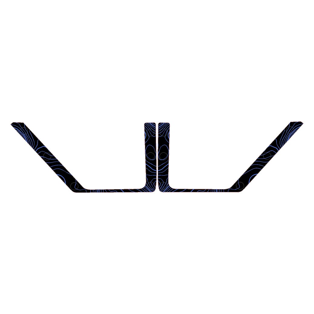 Topo Front Door Net Trim Overlay Kit (Printed Series) - 2021+ Bronco