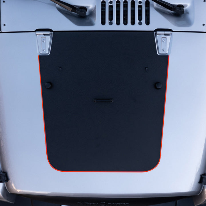 Hood Graphic for Wrangler JK | Matte Black