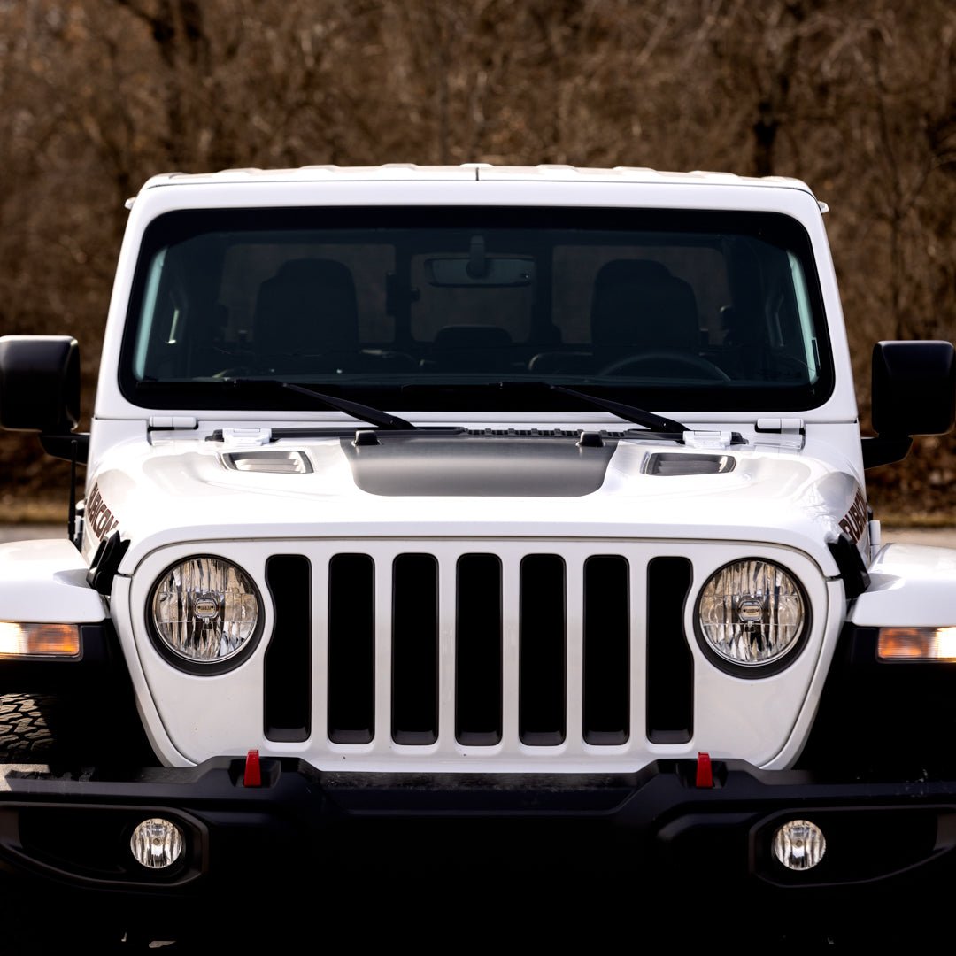 Hood Graphic for RUBICON | Matte Black - fits Wrangler JL &amp; Gladiator JT