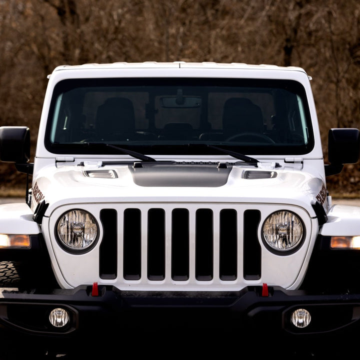 Hood Graphic for RUBICON | Matte Black - fits Wrangler JL &amp; Gladiator JT