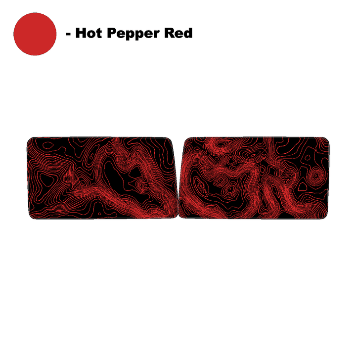 Topographic Map Premium Print Vinyl Rolls (3&