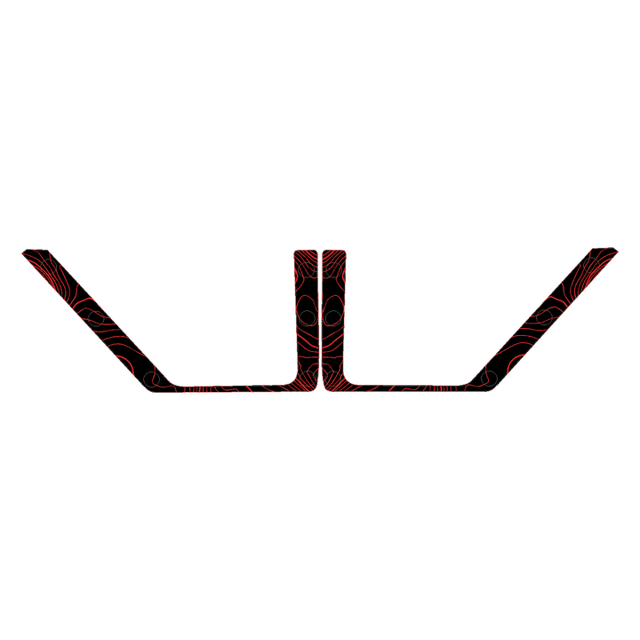 Topo Rear Door Net Trim Overlay Kit (Printed Series) - 2021+ Bronco