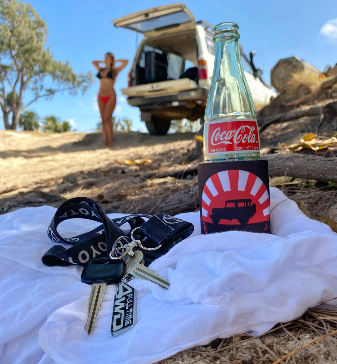 Full Time 4WD Land Cruiser FJ80 Metal 80 Series FZJ80 Key Chain - Reefmonkey