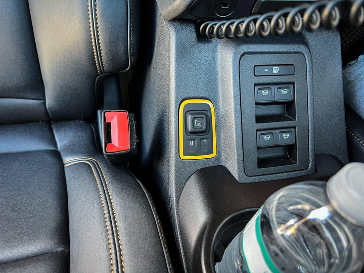 Mirror Adjustment Switch Outline Overlay (Standard Series) - 2021+ Bronco