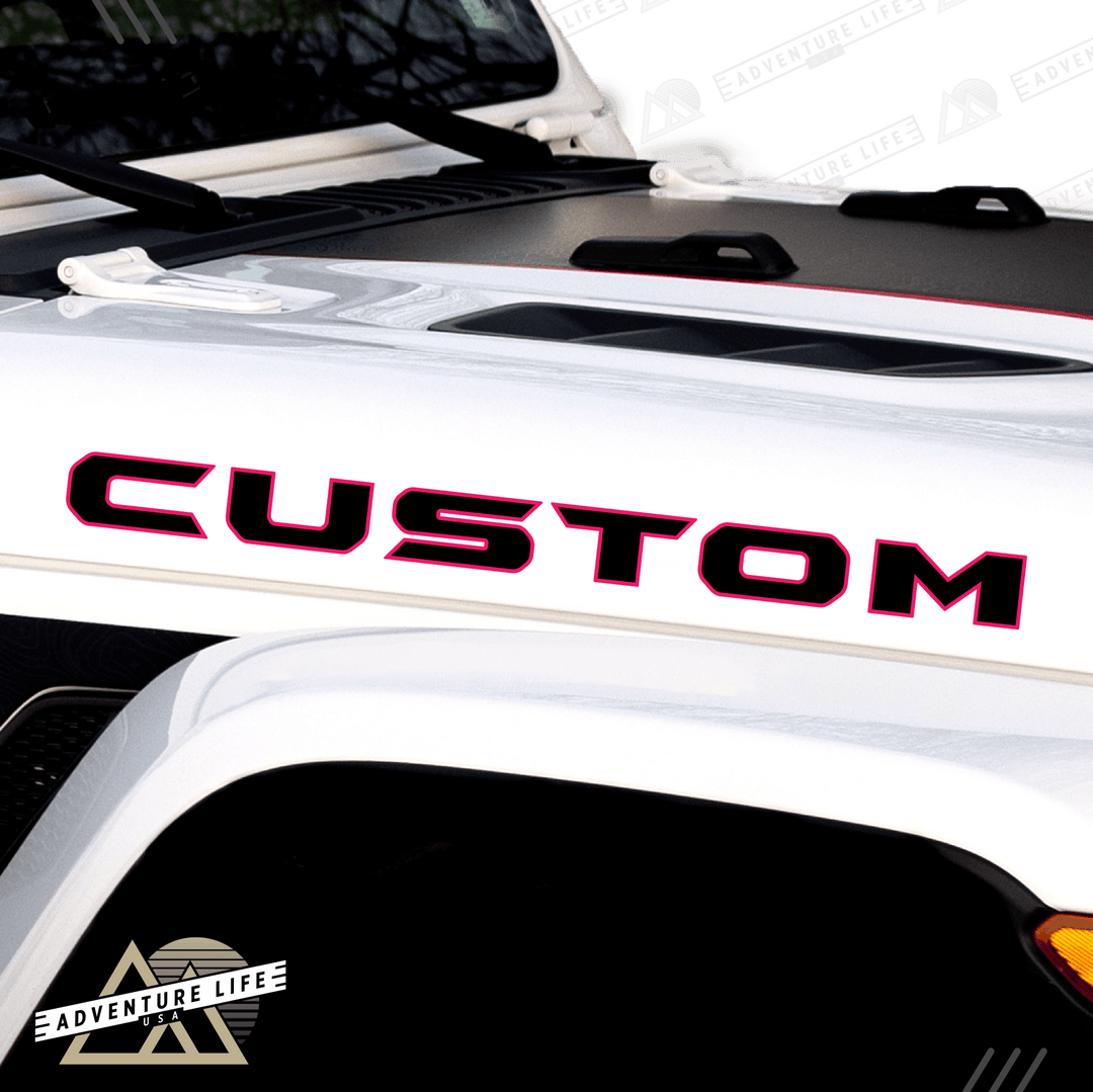Hood Lettering | Set of 2