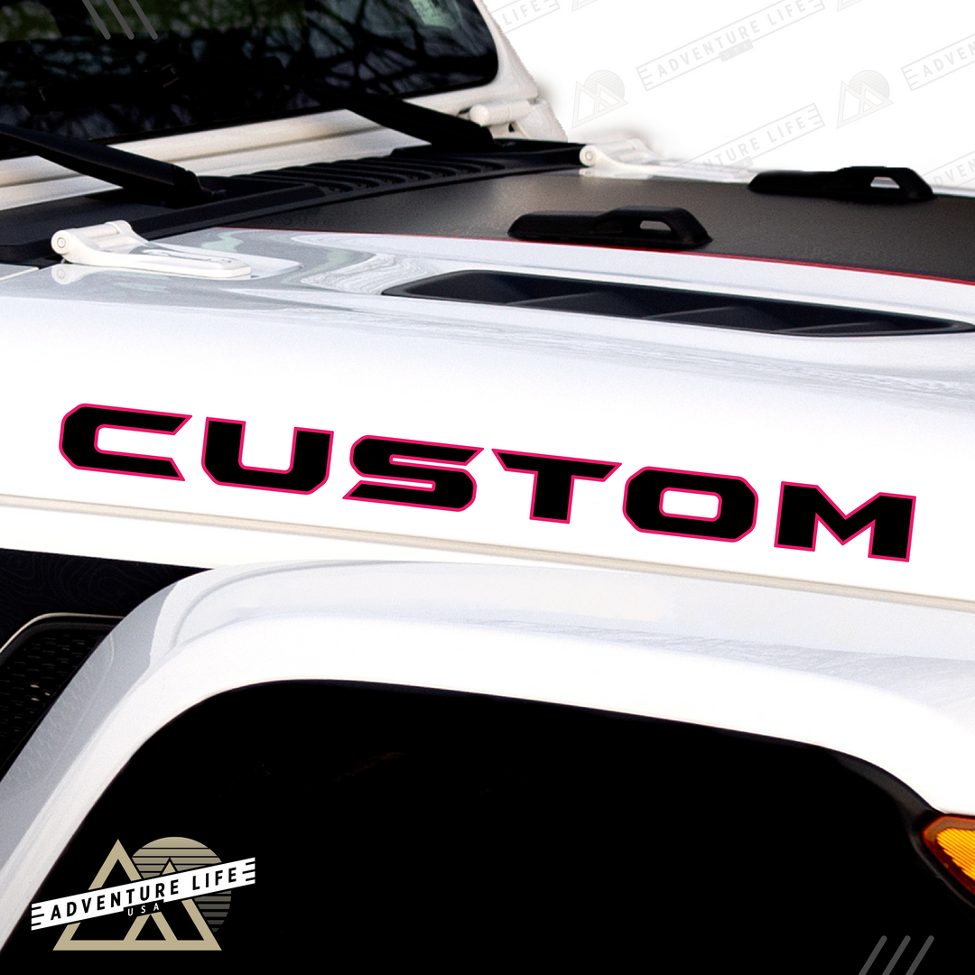 Hood Lettering | Set of 2