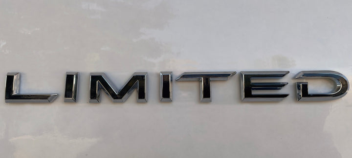 Premium Cast Vinyl Decal Letter Inlays for 2024-2025 Grand Highlander Limited Emblem