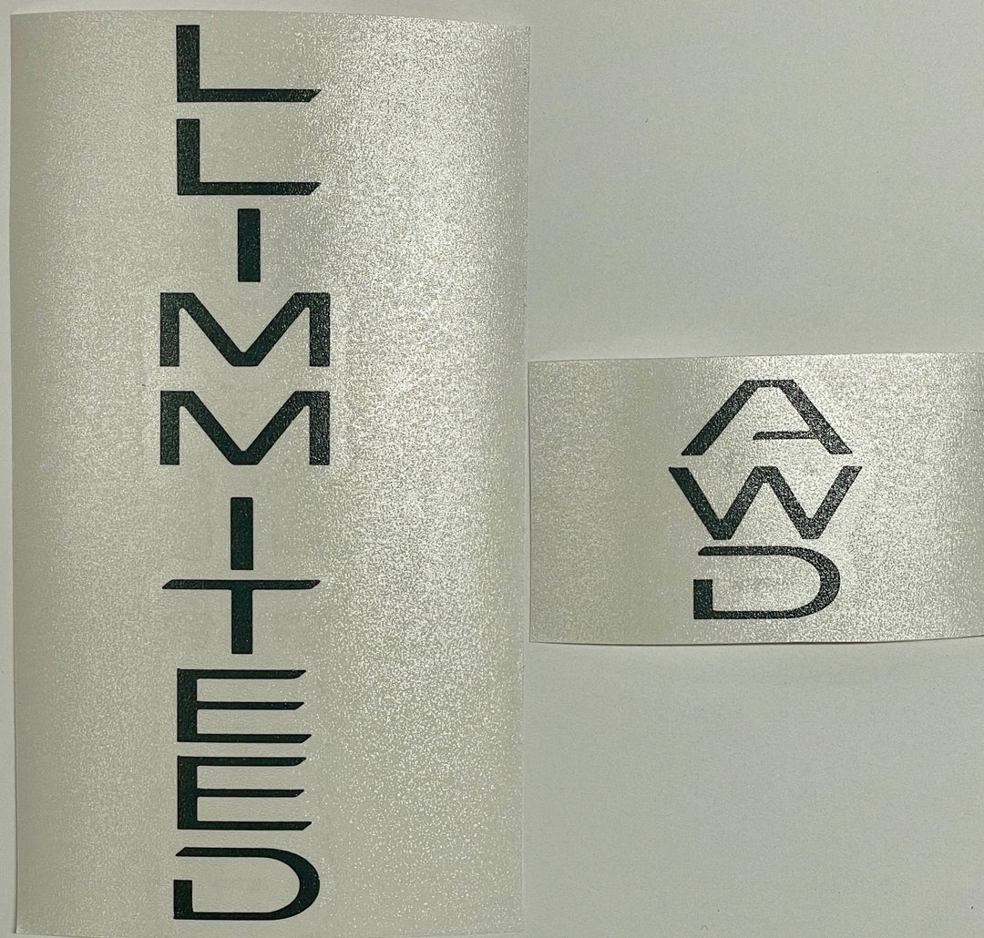 Premium Cast Vinyl Decal Letter Inlays for 2024-2025 Grand Highlander Limited Emblem