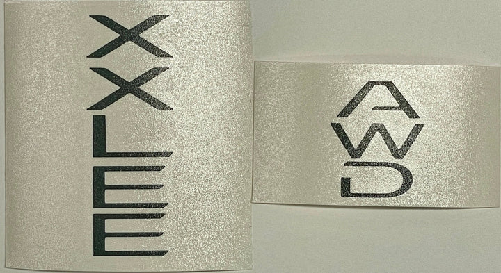 Premium Cast Vinyl Decal Letter Inlays for 2024-2025 Grand Highlander XLE Emblem