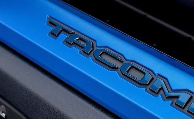 Premium Cast Vinyl Decal Letter Inlays for 2024 Tacoma Dashboard Emblem