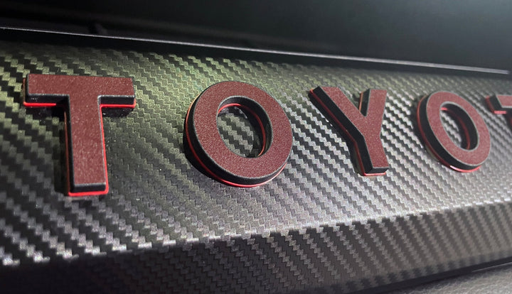 Premium Cast Vinyl Decal Letter Inlays for 2024-2026 Tacoma TRD Pro Dashboard