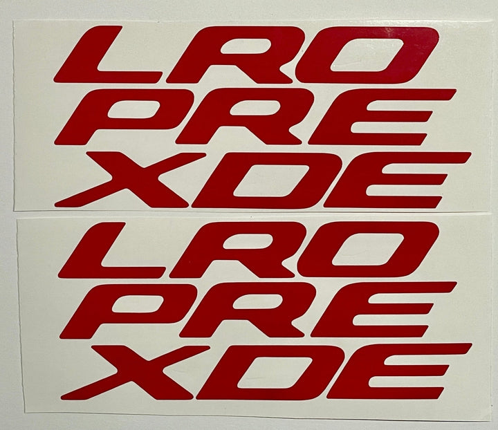 Premium Cast Vinyl Decal Letter Inserts for 2020-2025 Explorer Doors x2