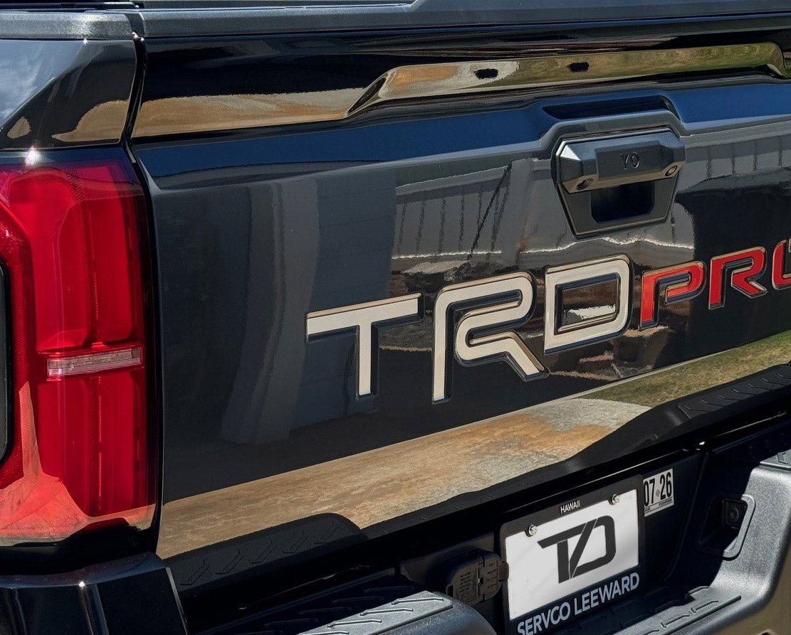 Premium Cast Vinyl Decal Letter Inserts for 2024-2026 Tacoma TRD