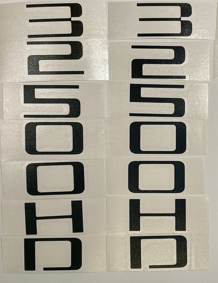 Premium Cast Vinyl Decals for 2020-2026 2500/3500HD Door Emblems